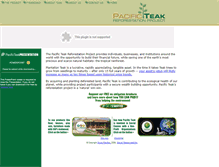 Tablet Screenshot of pacificteak.com